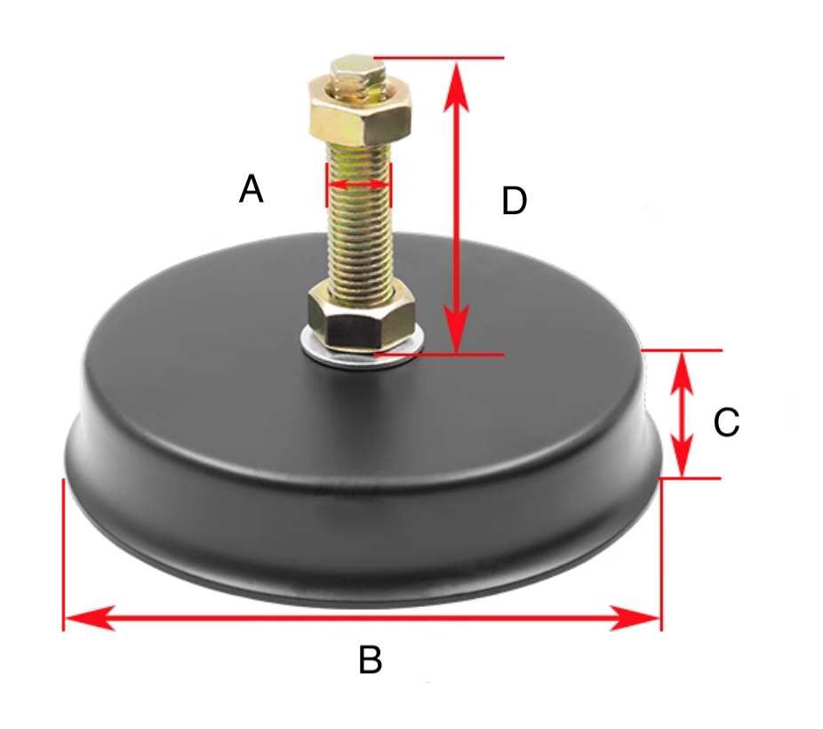 Anti-Vibration Foot Pad - MC-TL-07 injection molding spare part